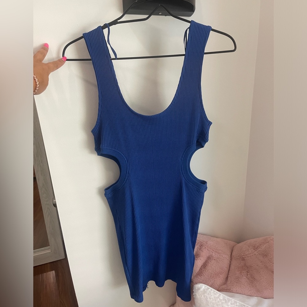 Blue Cut Out Zara Dress!!